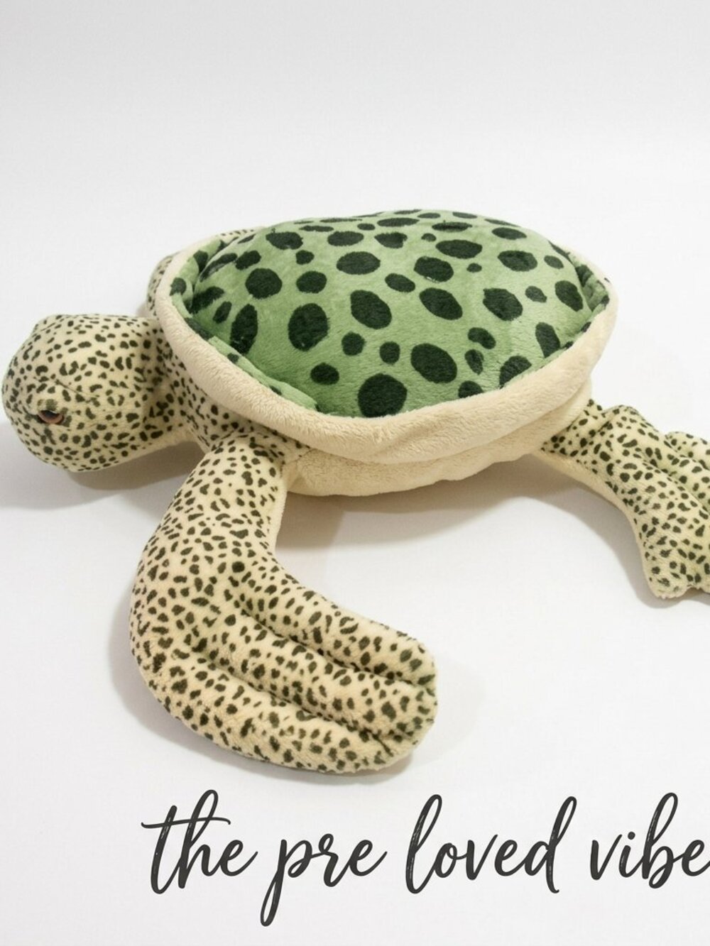 Homerbest Green Black Spotted Turtle '10" Stuffed